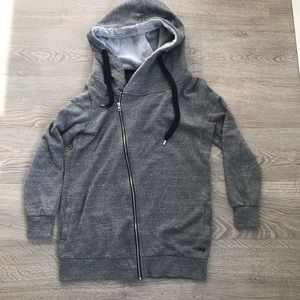 NWOT ONLY Oversized Hoodie with Slanted Zipper